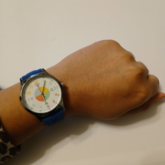 Owlconic Blue Kids Watch Analog Teaching Learning Time - Picture 4 of 14